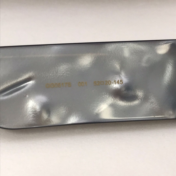 New- 💯 Original Gucci Grey Oval Ladies Sunglasses GG0517S 001 - Picture 13 of 15